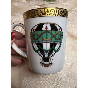 Gold Buffet Royal Gallery Balloon Tea Coffee Cup  Green‎ White